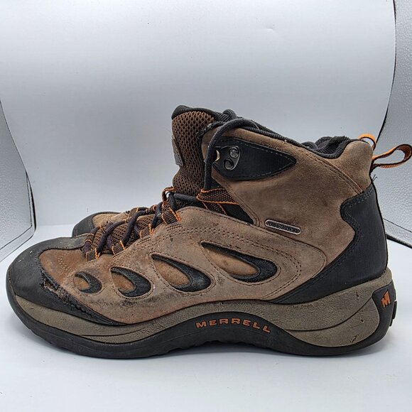 Merrell Reflex 4 Mens Size 10 Brown Mid Waterproof Hiking Boots Camping Outdoors main image 4